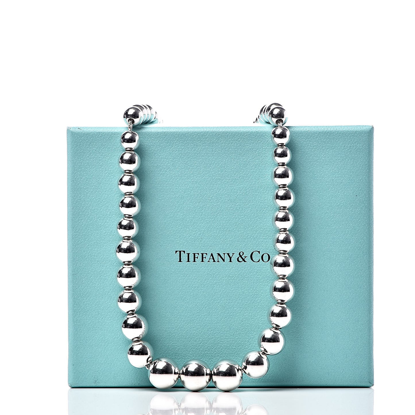 Sterling Silver HardWear Graduated Ball Necklace