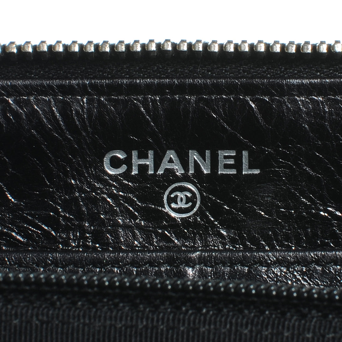 Chanel Striped Reissue Wallet Metallic Black (dup see below do not paid or add to acct) 7 of 9