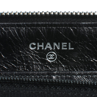 Chanel Striped Reissue Wallet Metallic Black (dup see below do not paid or add to acct) 7 of 9
