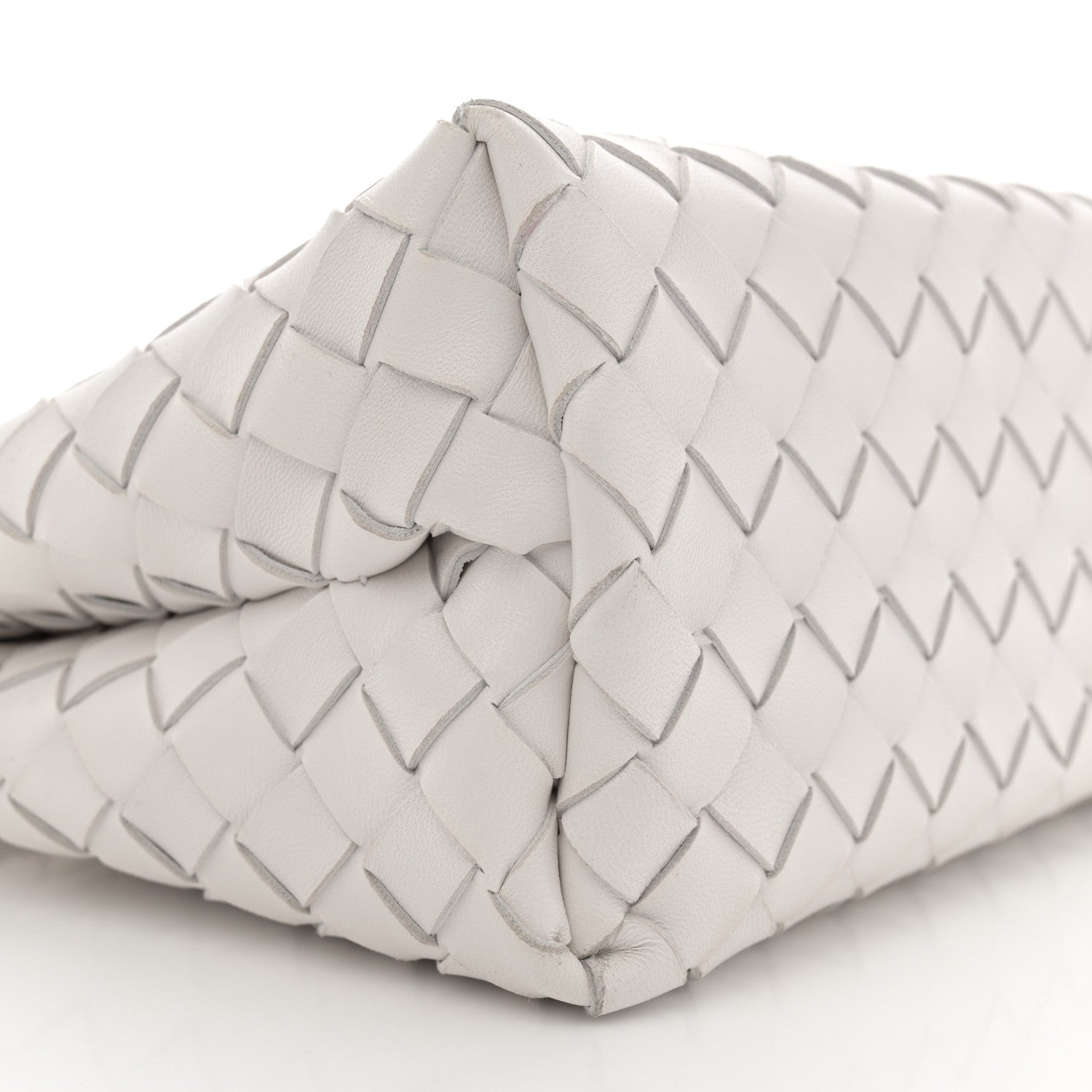 Bottega Veneta Nappa Intrecciato Small Andiamo Shoulder Bag White 8 of 12
