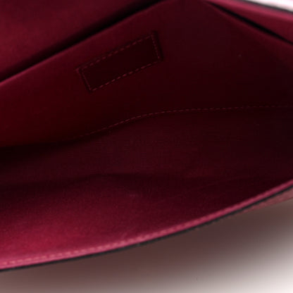 Louis Vuitton Vernis Felicie Chain Wallet Magenta 6 of 10