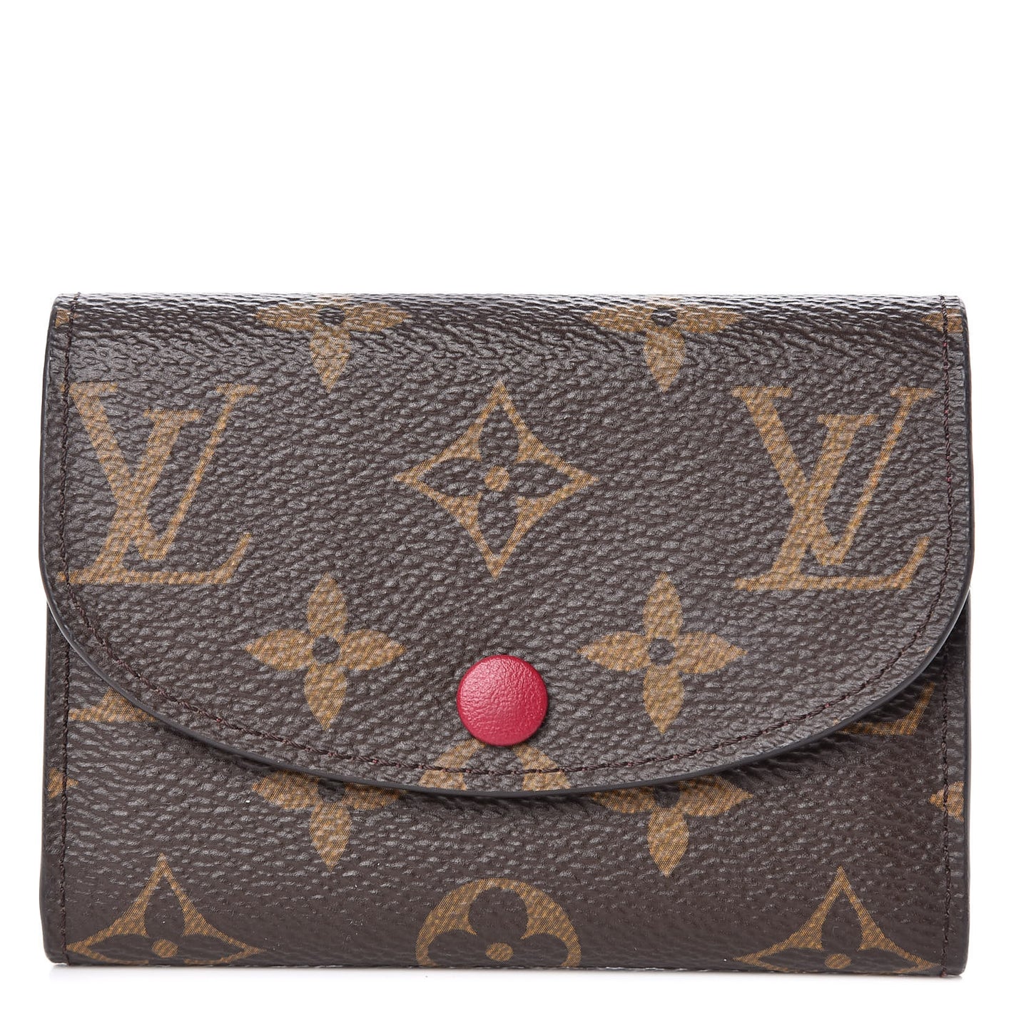 Monogram Rosalie Coin Purse Fuchsia