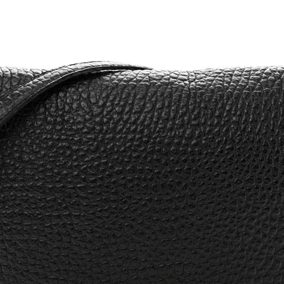 Burberry Signature Grain Large Mildenhall Shoulder Bag Black 8 of 13