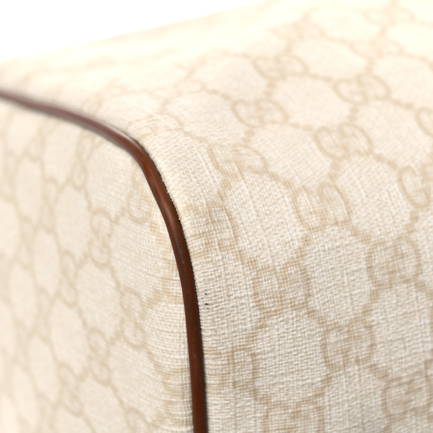 GG Plus Monogram Web Stripe Large Carry On Duffle Tan