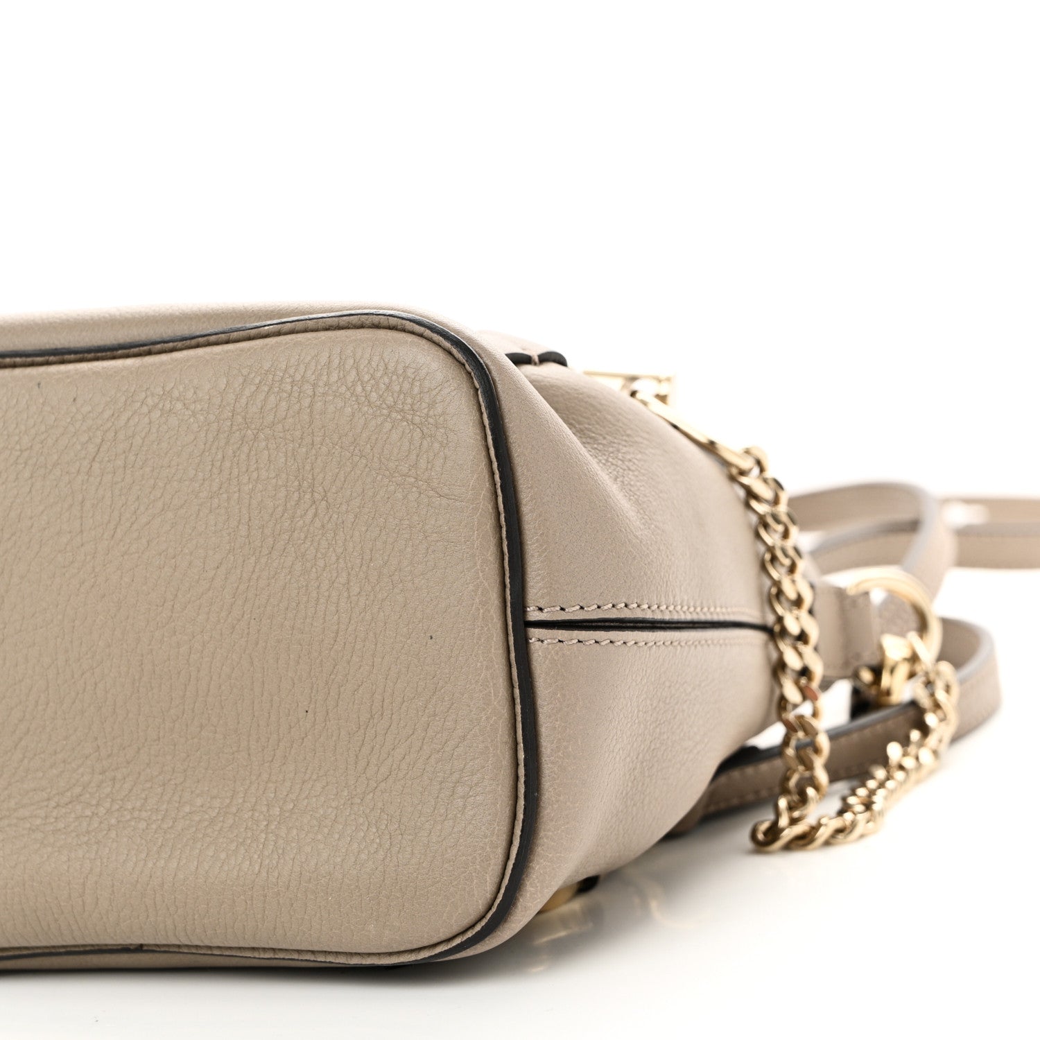 Chloe Suede Calfskin Mini Faye Backpack Motty Grey 10 of 10