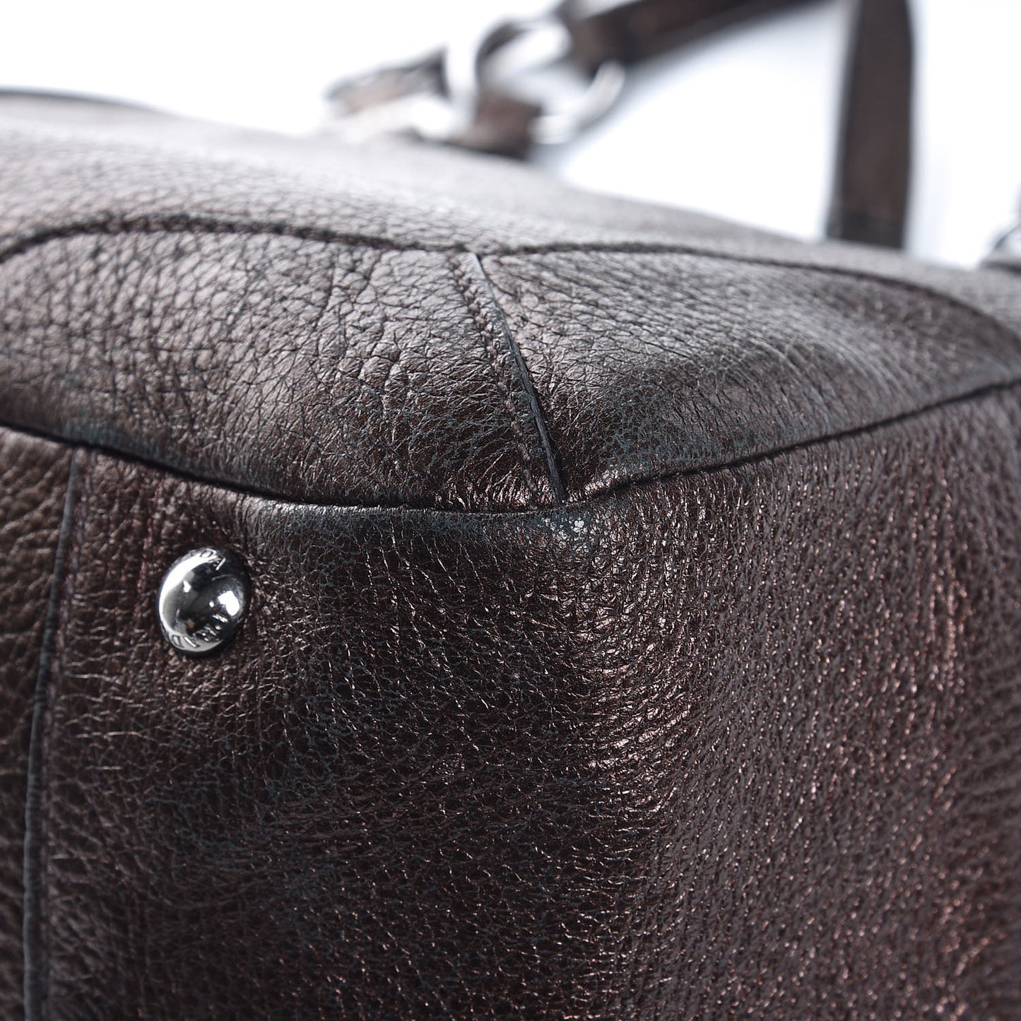 Vitello Daino Shoulder Bag Antico Mordore