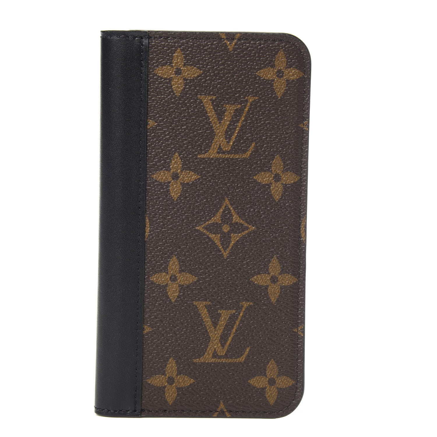 Louis Vuitton Monogram iPhone XS Max Folio Case Black 1 of 5