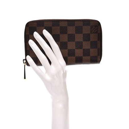 Louis Vuitton Damier Ebene Zippy Compact Wallet 2 of 7