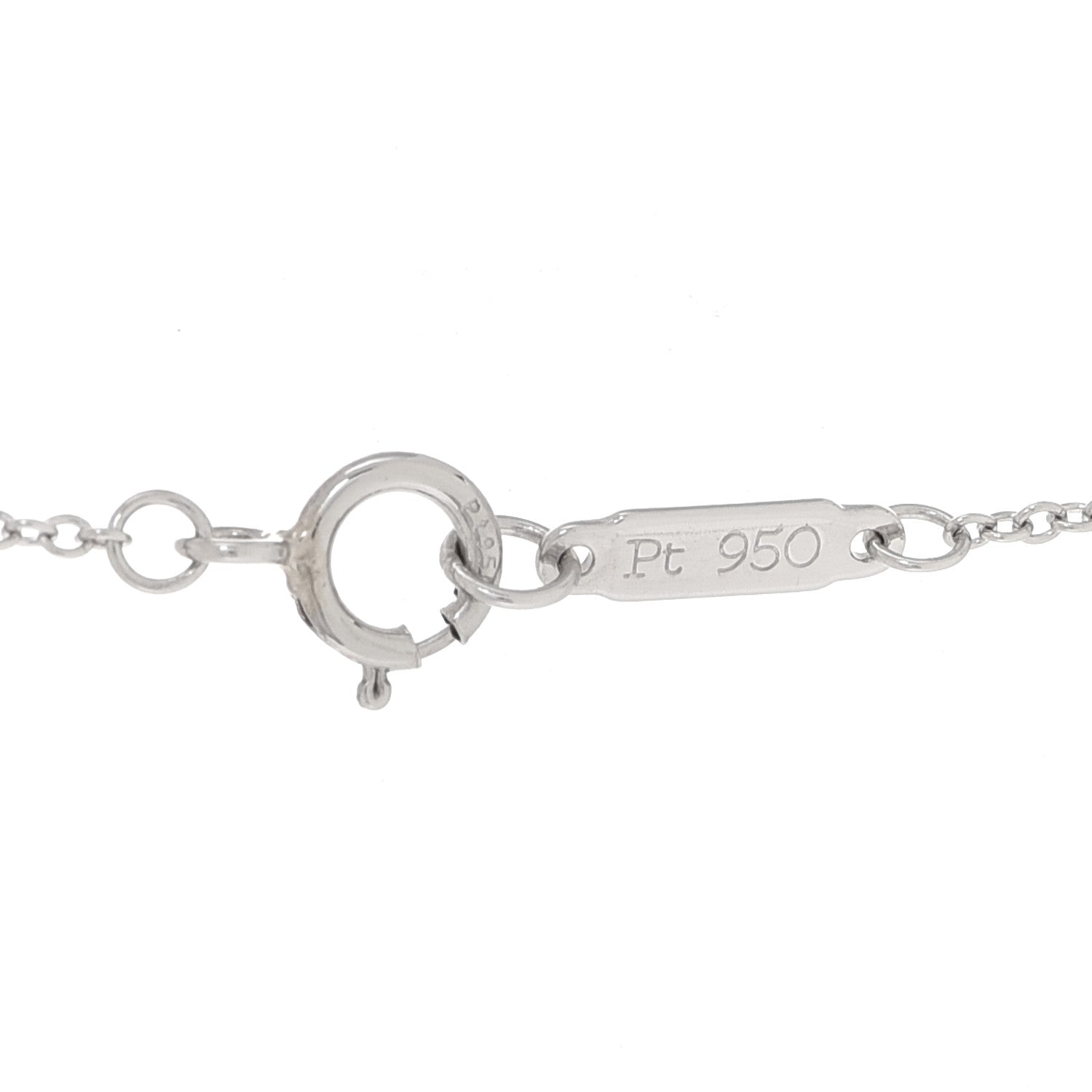 Tiffany Platinum Diamond Tanzanite Paper Flowers Firefly Necklace 5 of 6