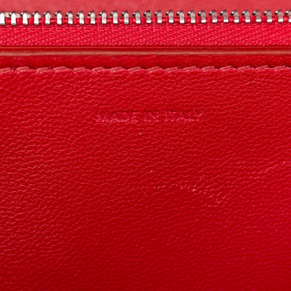 Celine Box Calfskin Medium Classic Box Flap Bag Red 7 of 14