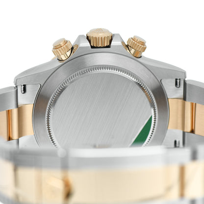 Rolex Stainless Steel 18K Yellow Gold 40mm Oyster Perpetual Cosmograph Daytona Watch Black 116503 4 of 5
