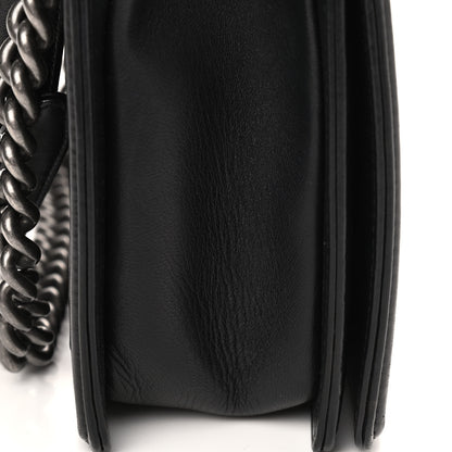 Chanel Lambskin Quilted New Medium Boy Flap Black 9 of 11
