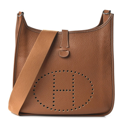 Hermes Taurillon Clemence Evelyne GM Gold 1 of 10