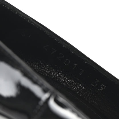 Saint Laurent Patent Opyum 110 Pumps 39 Black Silver 9 of 10
