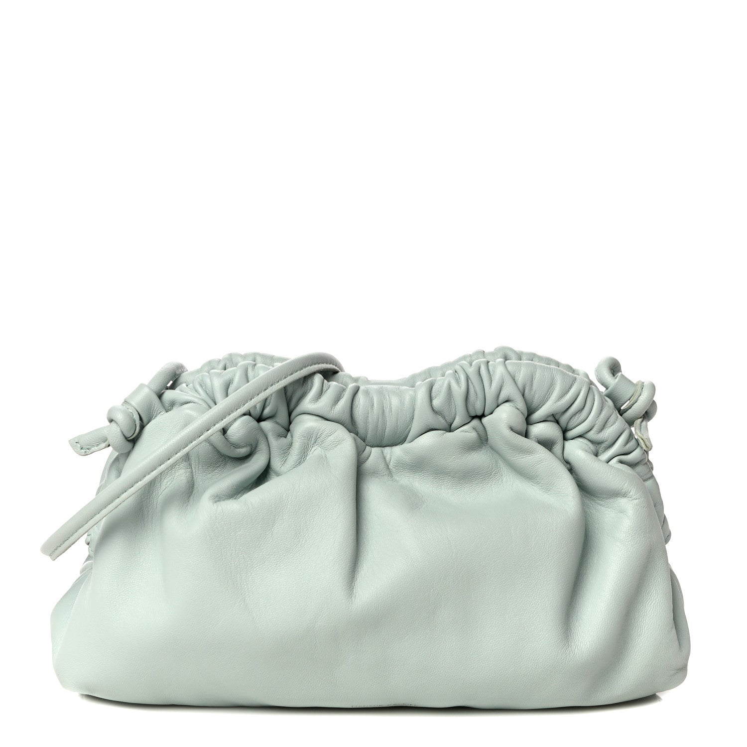 Mansur Gavriel Lambskin Mini Cloud Clutch Seafoam 1 of 9