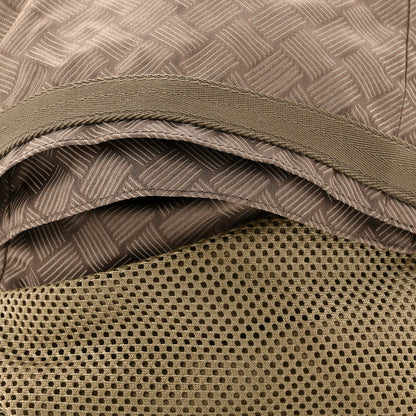 Bottega Veneta Jacquard Mesh Trekking Folding Belt Bag Tan 8 of 10