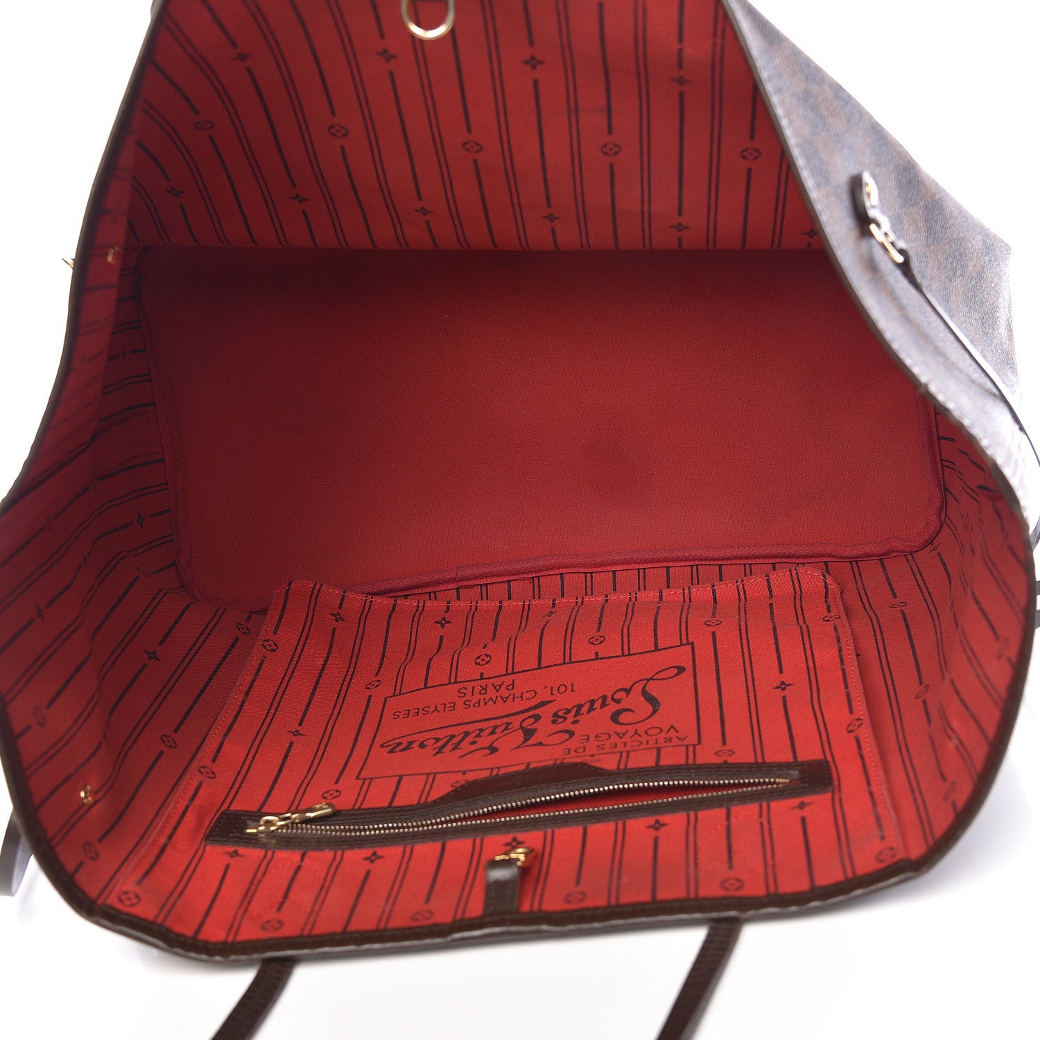 Louis Vuitton Damier Ebene Neverfull GM 5 of 21