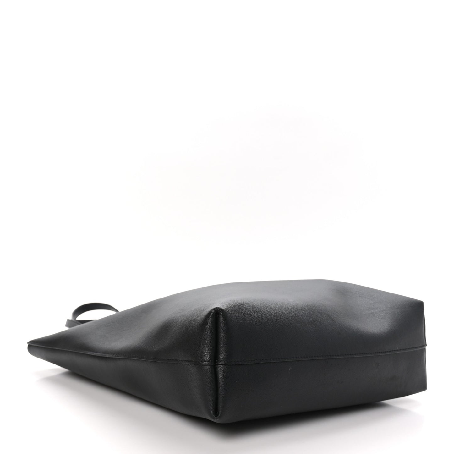 Calfskin North-South Shopping Tote Black