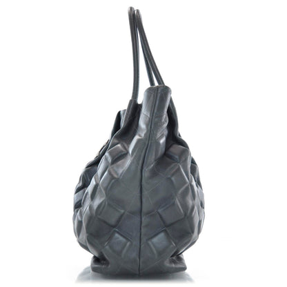 Chanel Leather Sloane Square Tote Gray 4 of 11