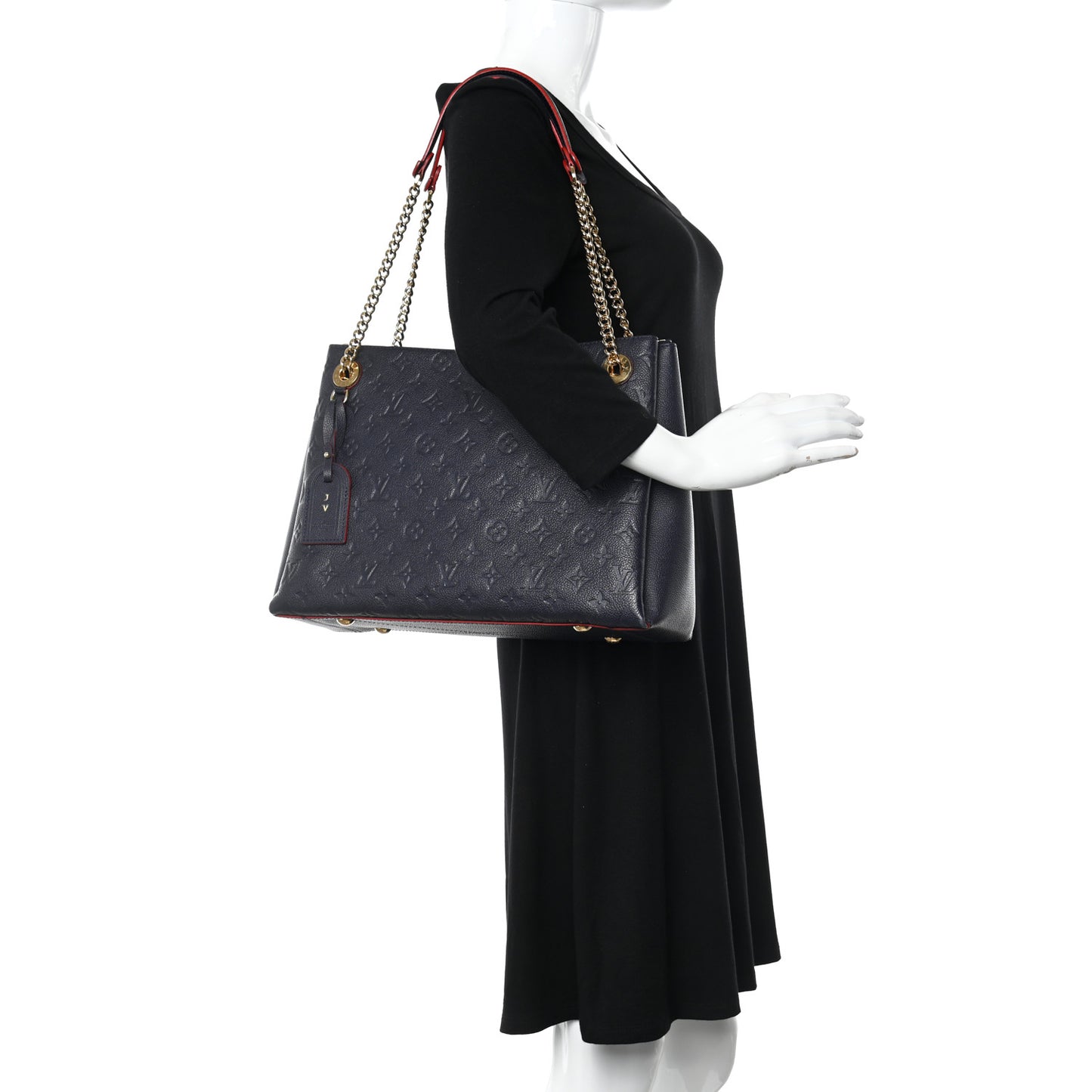 Empreinte Surene MM Marine Rouge