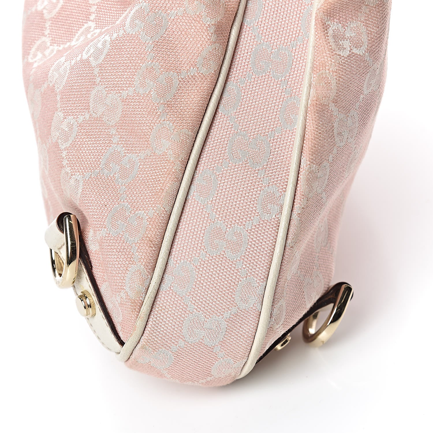 Gucci Monogram Large Abbey D Ring Hobo Pink 11 of 13