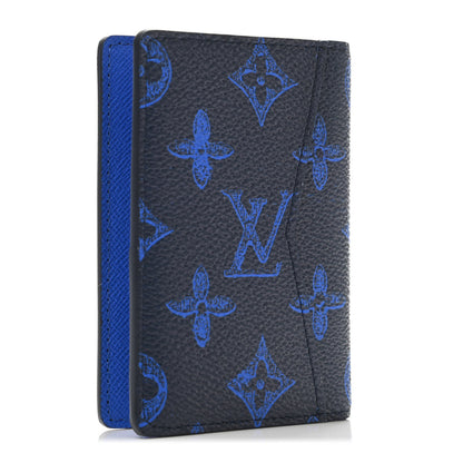 Louis Vuitton Vintage Monogram Everyday LV Pocket Organizer Blue 2 of 4