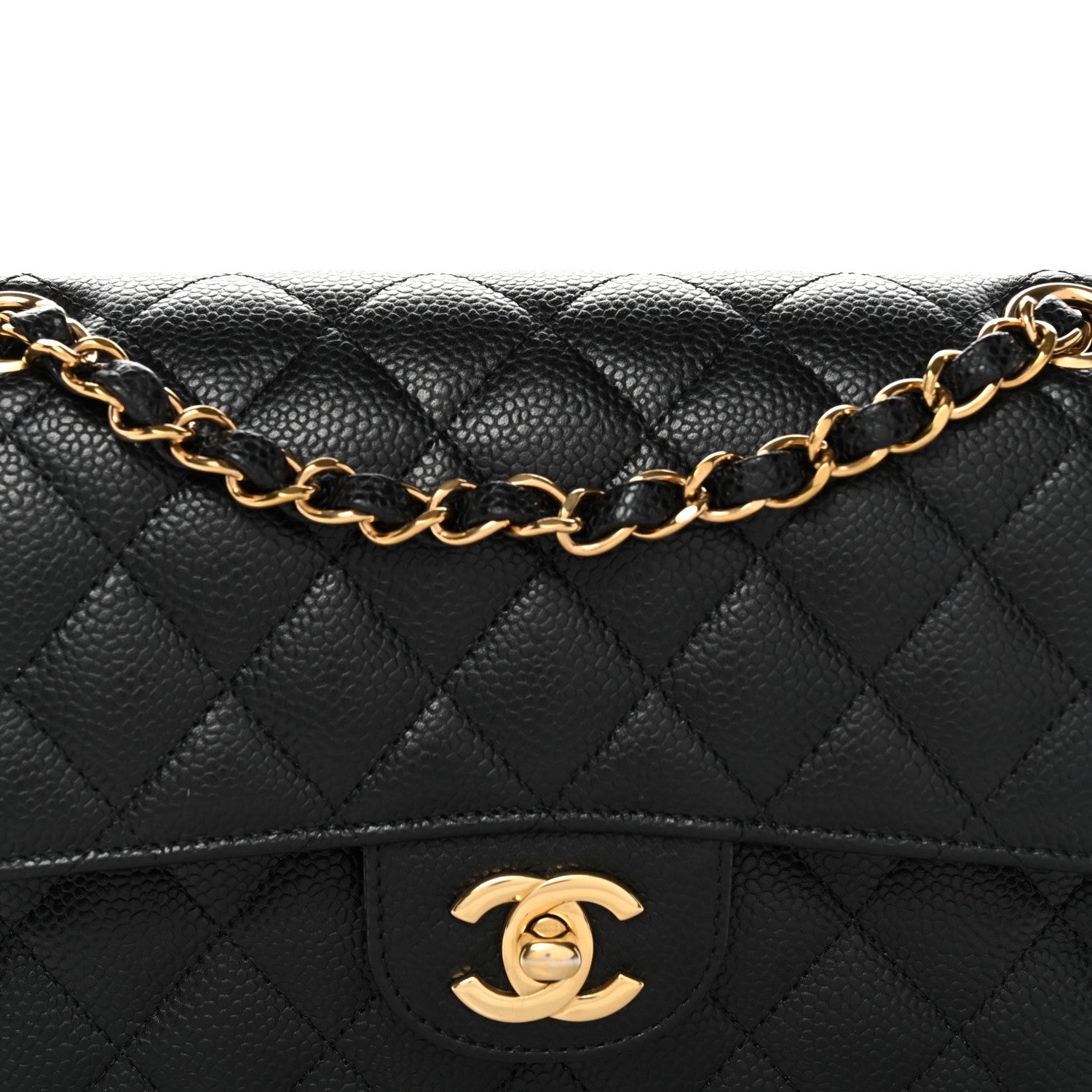 Chanel Caviar Quilted Small Double Flap Black 8 of 11
