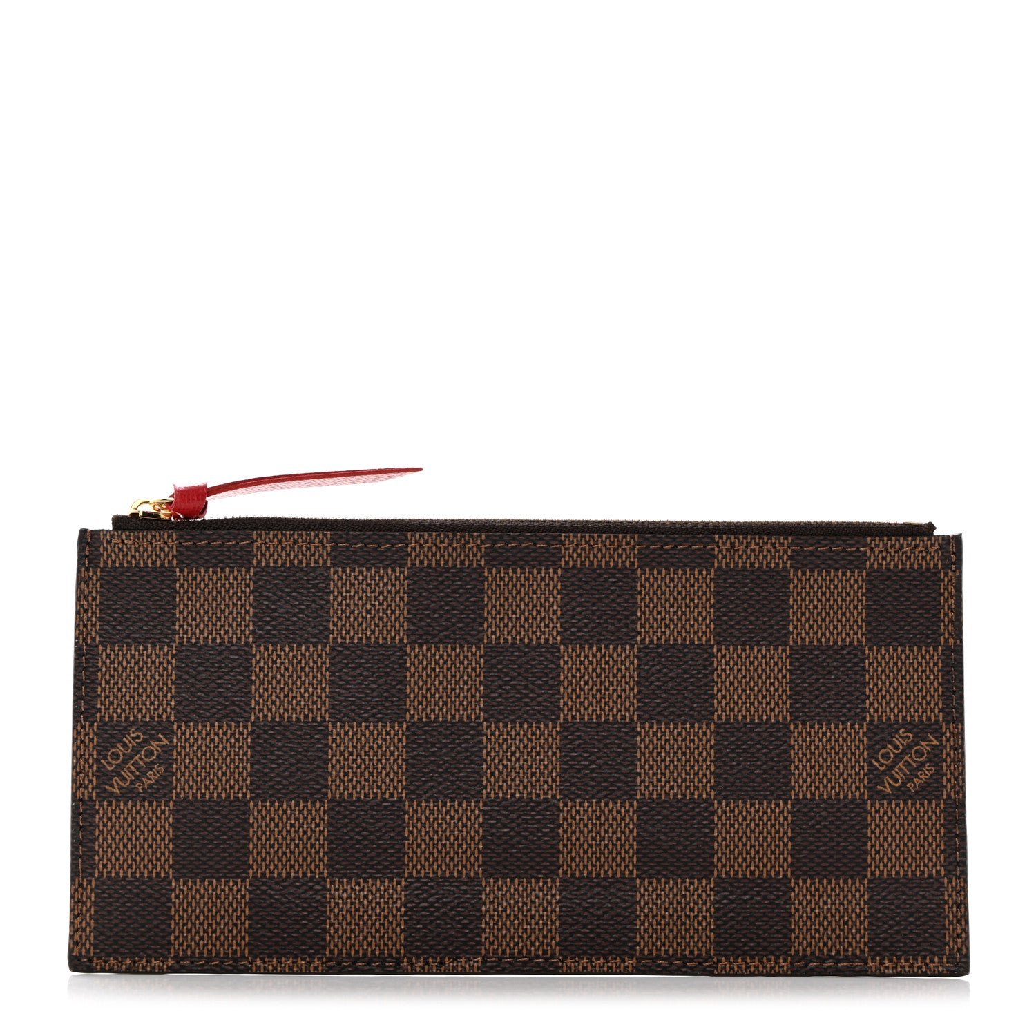 Louis Vuitton Damier Ebene Felicie Chain Wallet Zippered Insert 1 of 6