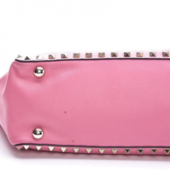 Valentino Garavani Vitello Small Rockstud Tote Ninphea 12 of 12