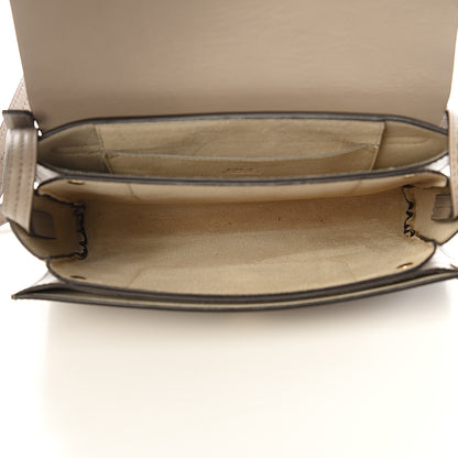 Chloe Suede Calfskin Small Faye Shoulder Bag Motty Grey 4 of 8