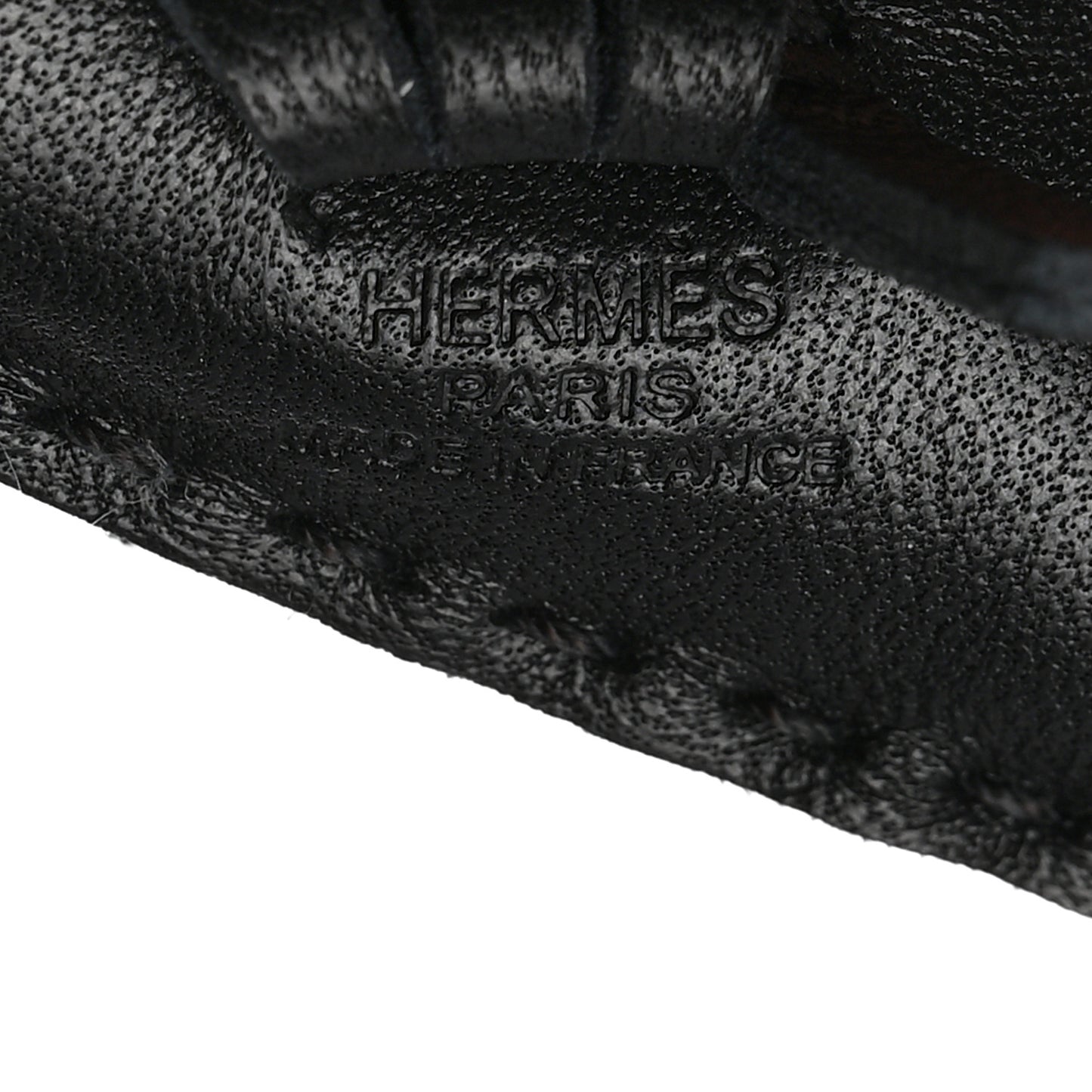 Milo Lambskin Hippo Bag Charm So Black