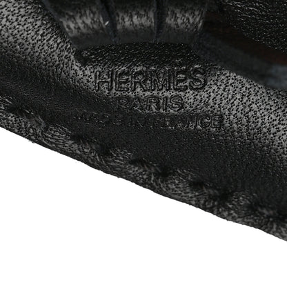 Hermes Milo Lambskin Hippo Bag Charm So Black 3 of 5