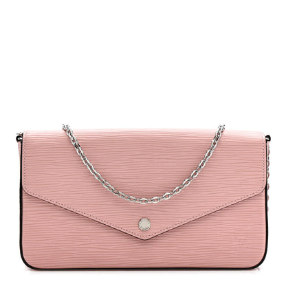 Louis Vuitton Epi Pochette Felicie Rose Ballerine 1 of 13