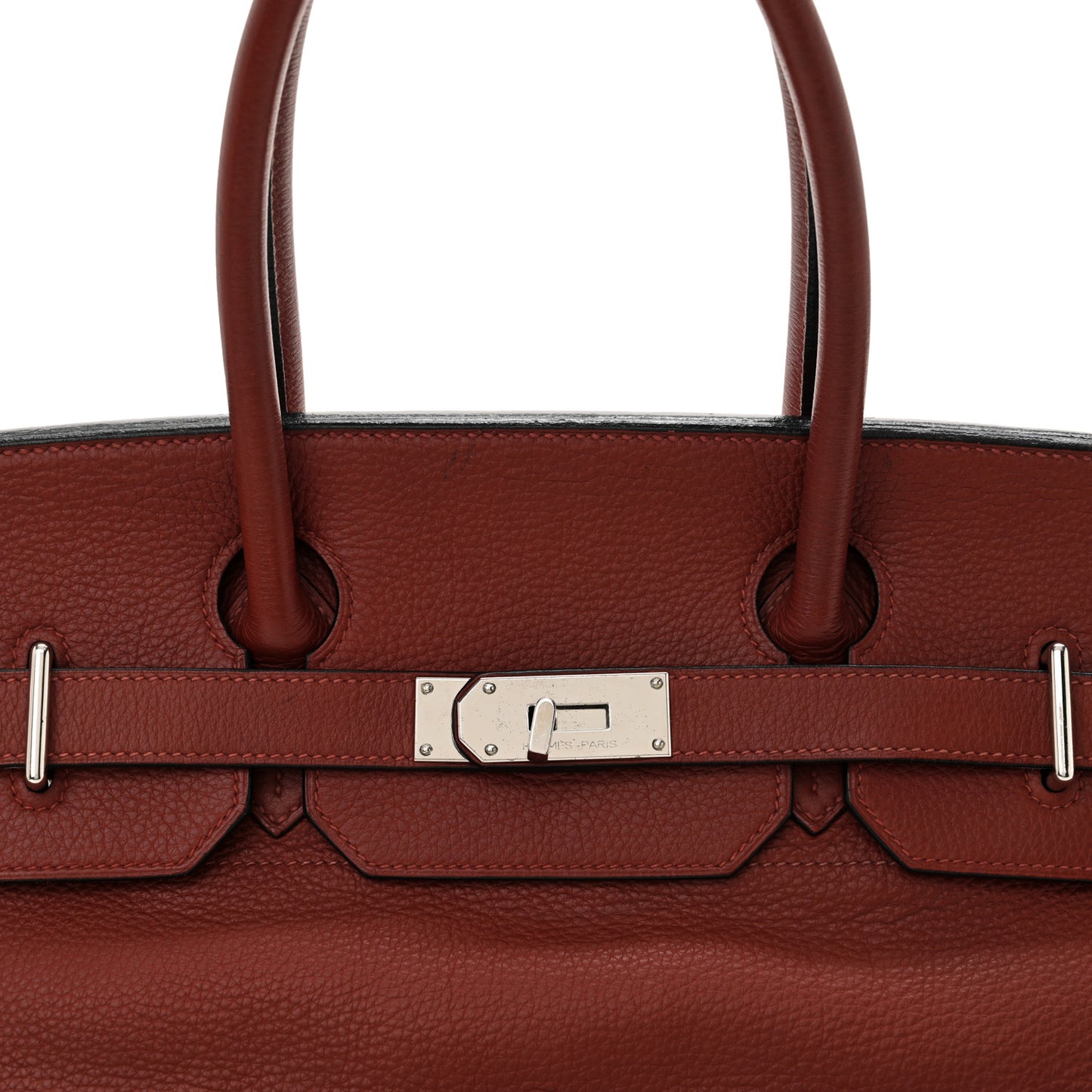 Taurillon Clemence JPG Birkin 42 Rouge H