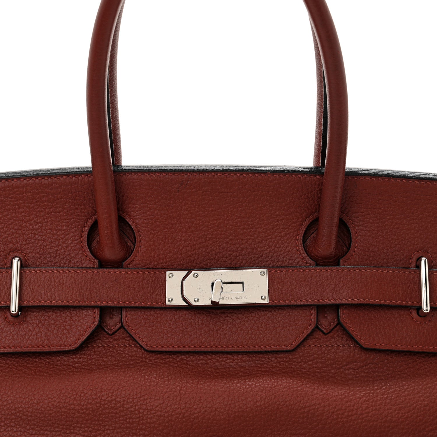 Hermes Taurillon Clemence JPG Birkin 42 Rouge H 8 of 24