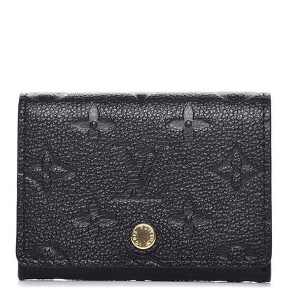 Louis Vuitton Empreinte Business Card Holder Black 1 of 7