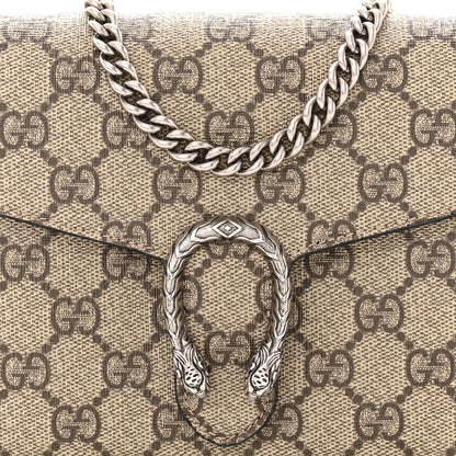 Gucci GG Supreme Monogram Mini Dionysus Chain Wallet Beige Taupe 8 of 11