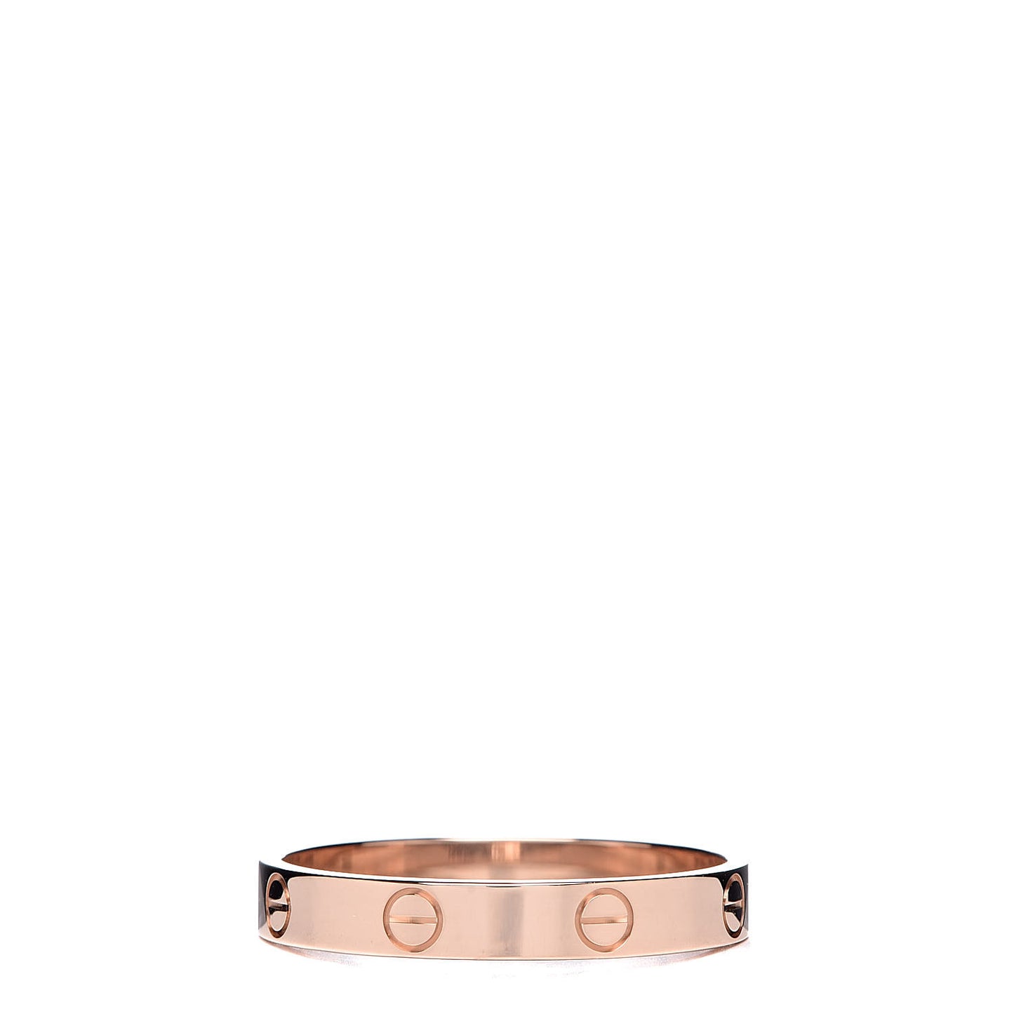 18K Pink Gold 3.5mm LOVE Wedding Band Ring 64 10.75