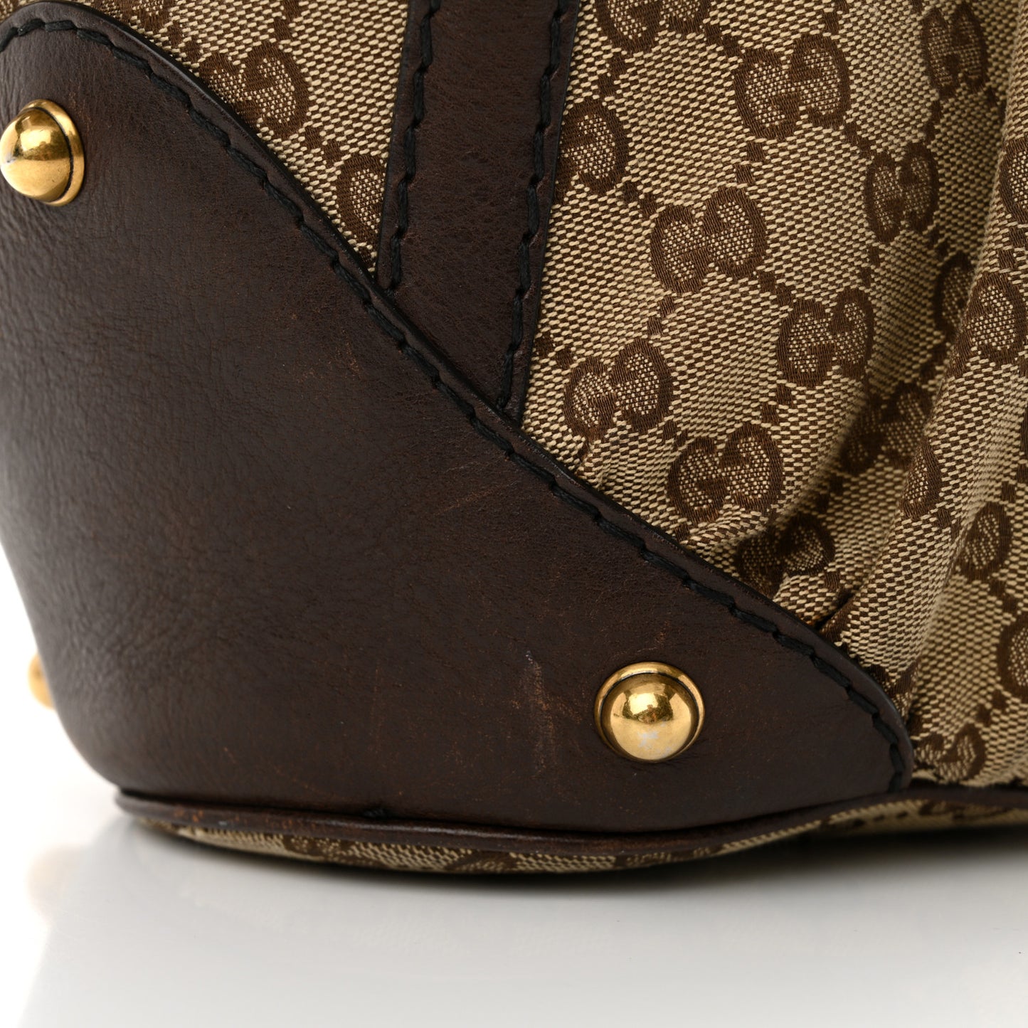 Monogram Medium Jockey Tote Dark Brown