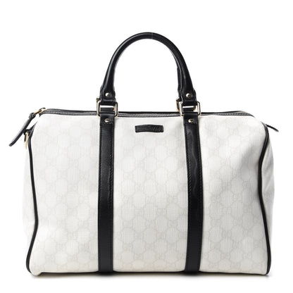 Gucci GG Plus Monogram Medium Joy Boston White Black 1 of 17