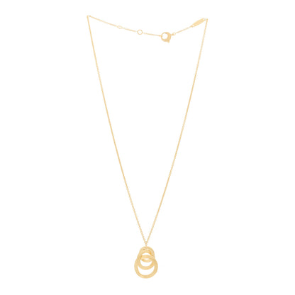 Marco Bicego 18K Yellow Gold Jaipur Circle Link Pendant Necklace 3 of 5