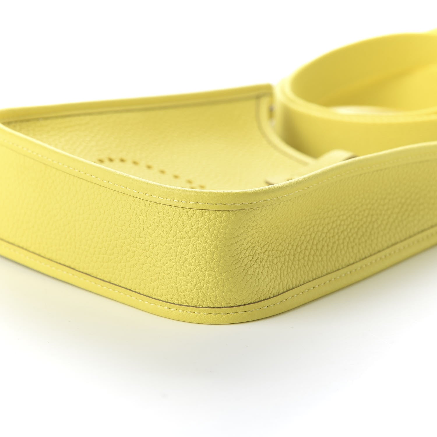 Hermes Taurillon Clemence Evelyne TPM Lime 7 of 10