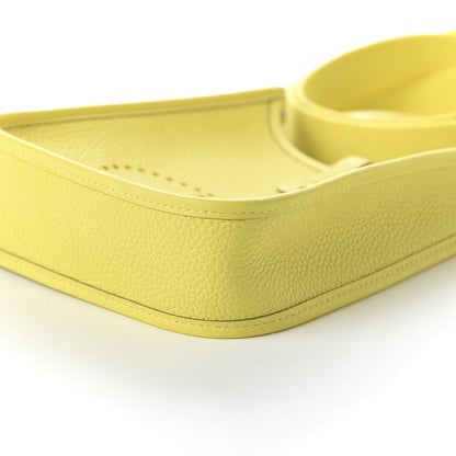 Hermes Taurillon Clemence Evelyne TPM Lime 7 of 10