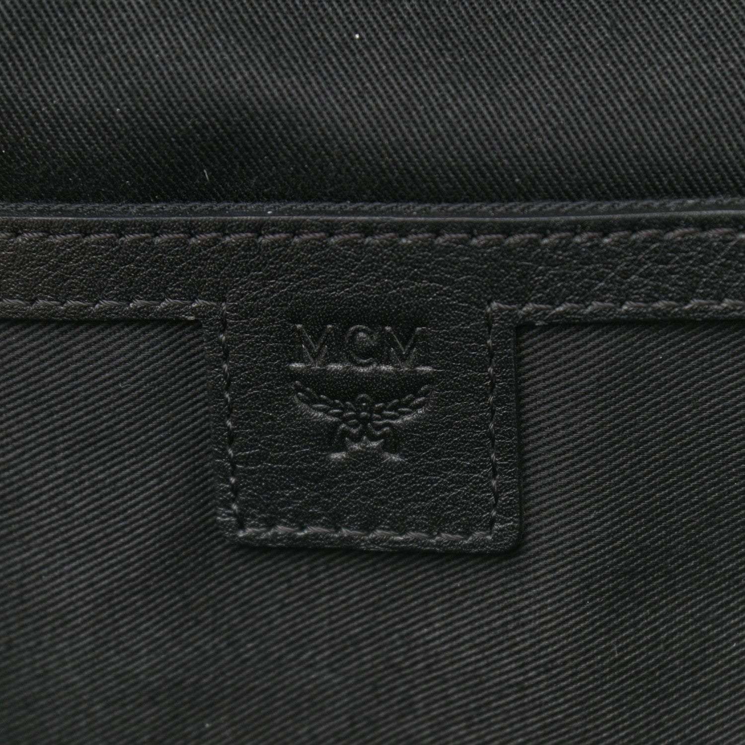 MCM Visetos Chevron Stripe Medium Backpack Phantom Grey Multicolor 6 of 11