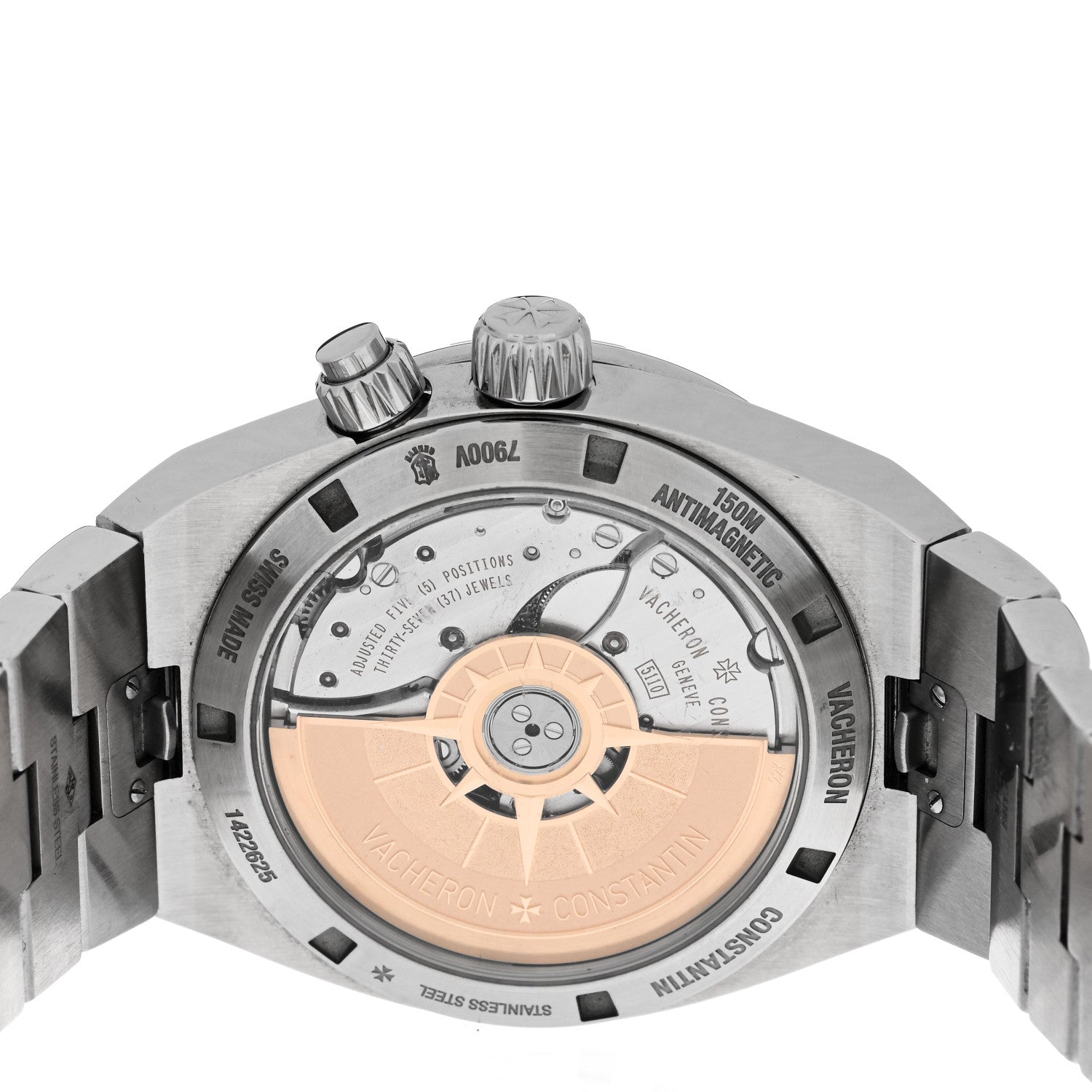 Vacheron Constantin Stainless Steel 41mm Overseas Dual Time Automatic Watch Blue 7900V/110A-B334 4 of 4