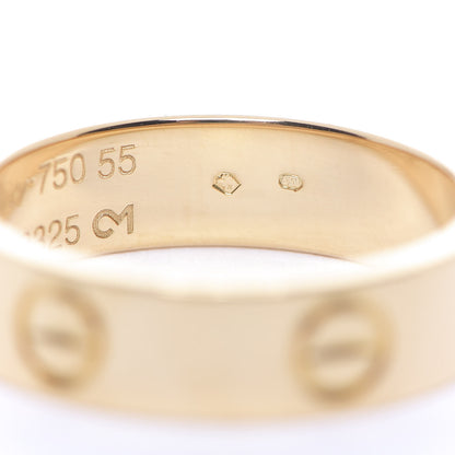 Cartier 18K Yellow Gold 5.5mm LOVE Ring 55 7.25 4 of 4