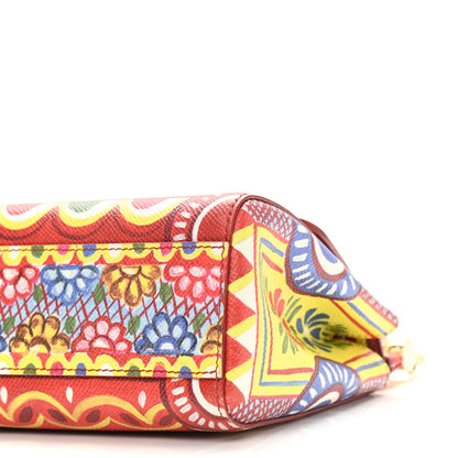 Dolce & Gabbana Dauphine Court Print Medium Miss Sicily Satchel Multicolor 9 of 10