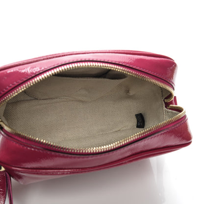 Gucci Soft Patent Small Soho Disco Bag Bright Bougainvillea 5 of 7