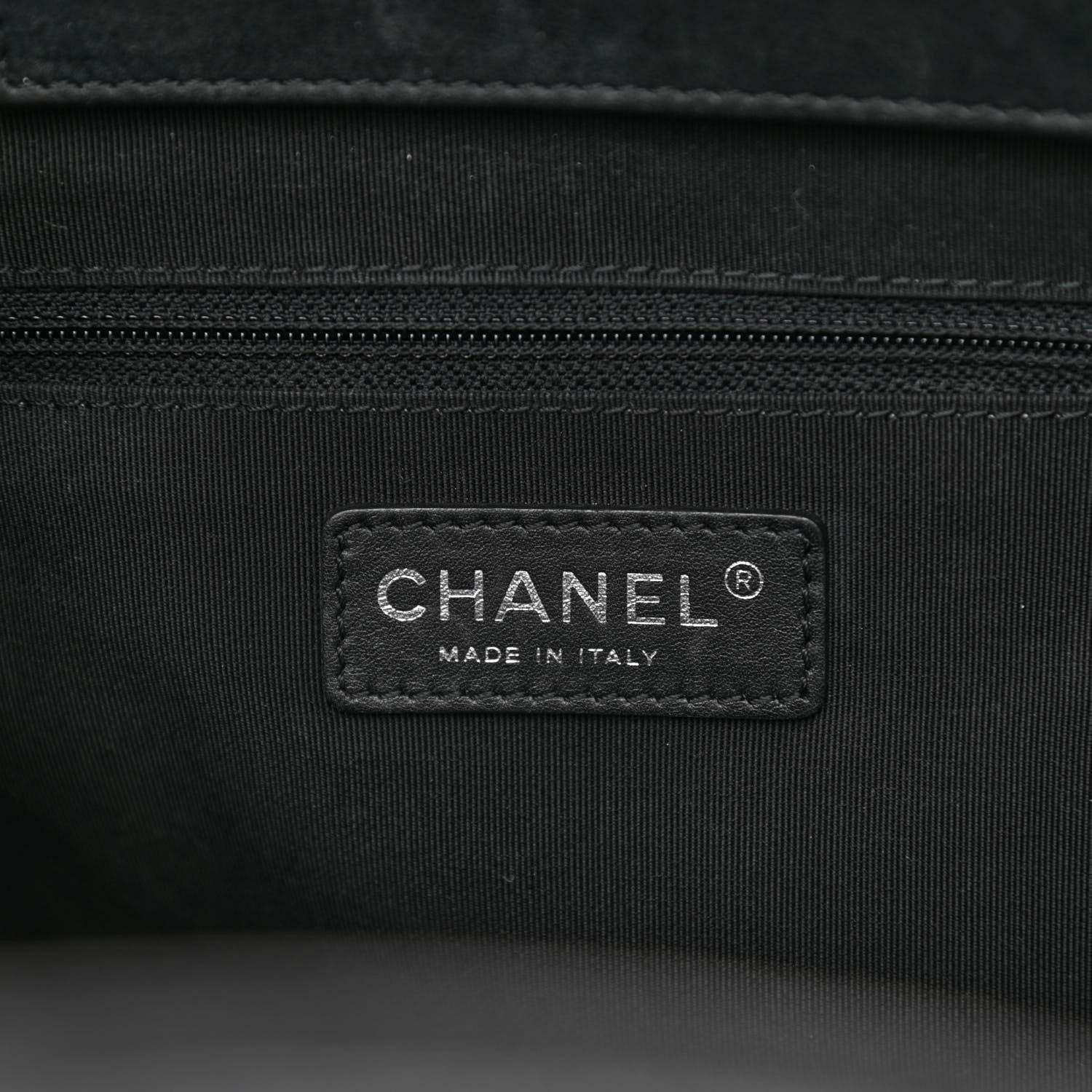 Chanel Calfskin Quilted Small Easy Shopping Tote Black 6 of 12