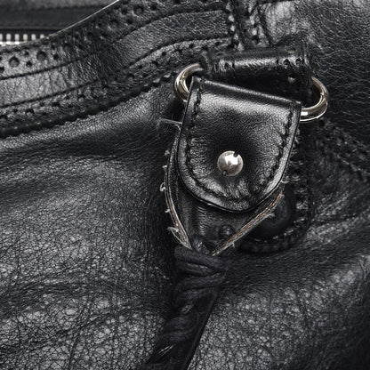 Balenciaga Agneau Giant Brogues Hardware City Black 17 of 22